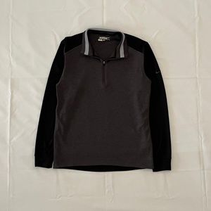 Grey Nike Golf Tour Performance Dri-fit Quarter Zip Sweatshirt